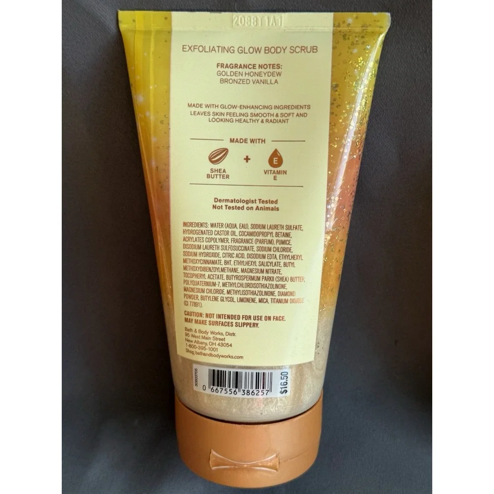 Lot 4 Bath & Body Works SUMMER MELODY Discont Exfoliating‎ Glow Wash Scrub Cream